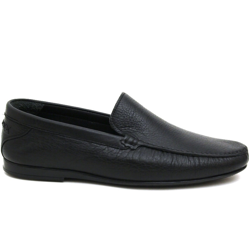 Мокасины мужские R14972-1020 кожа-кожа чёрные