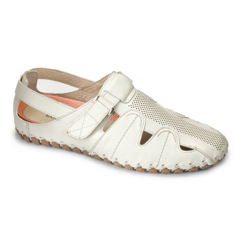 Мокасины 16788-40309 кожа-кожа белые