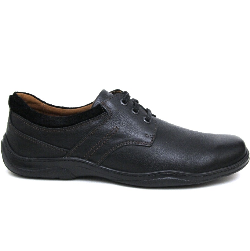 Туфли мужские Krisbut R4772-8-1 кожа-кожа чёрные