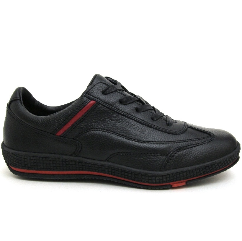 Кроссовки Bit Bontimes 7706-black кожа-текстиль черный